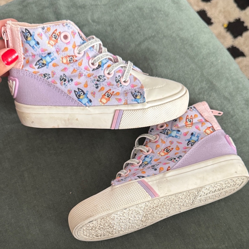 Lucy Lilac and Pink Bluey Sneakers